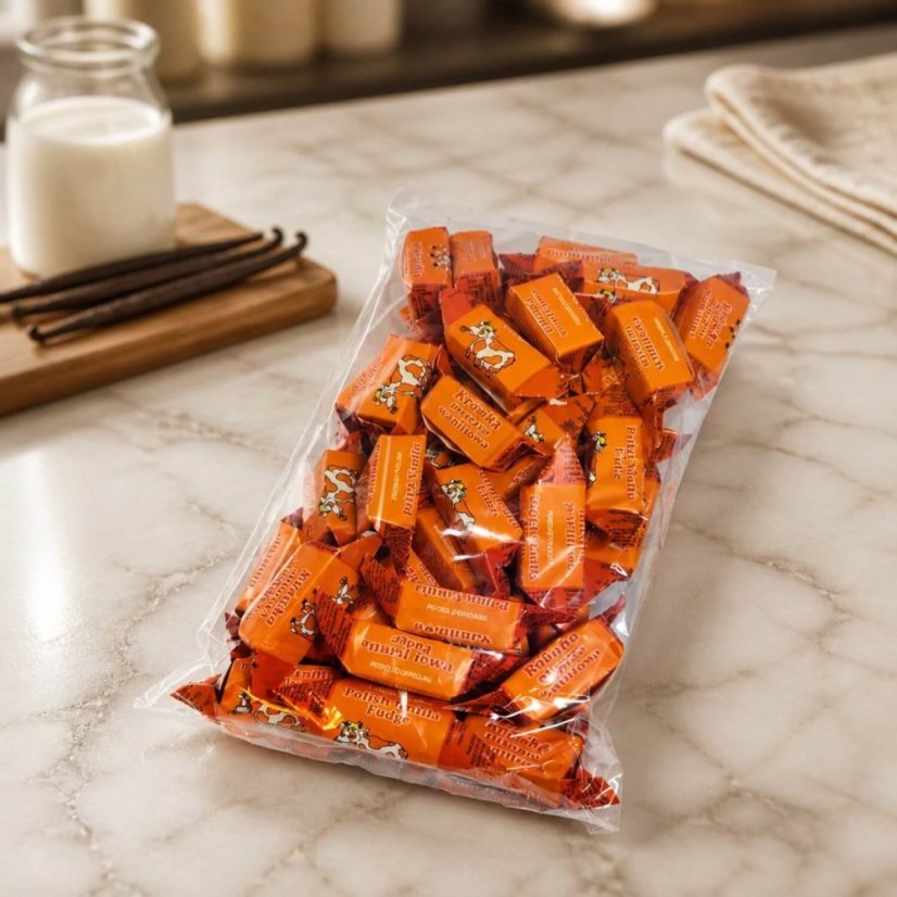 Krówka Łowicka červená 500 g – produktové balenie