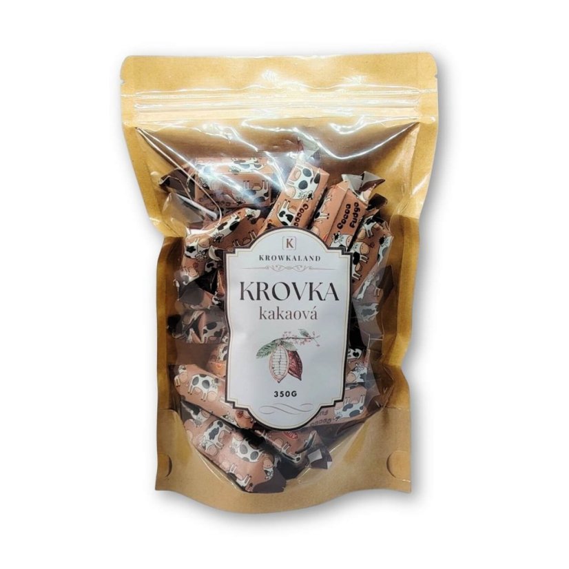 Krowkaland kakaová krovka 350 g – produktové balenie