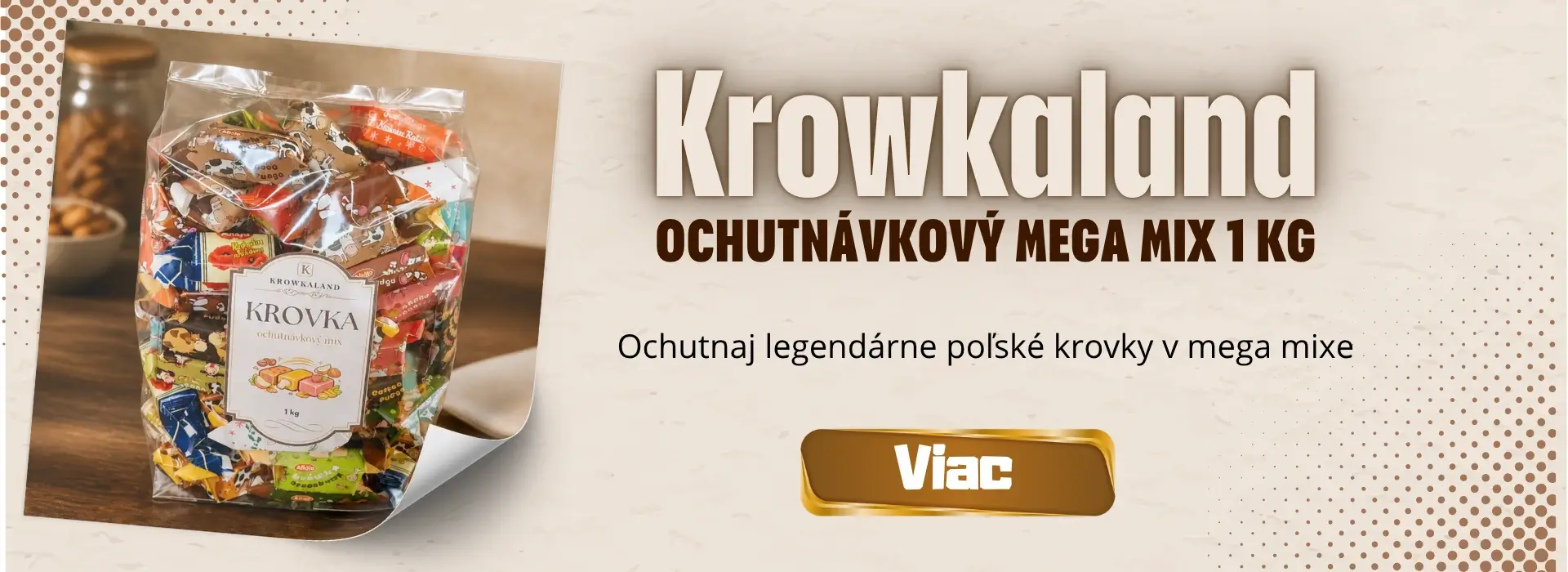 Krowkaland Ochutnávkový Mega Mix 1 kg | Mix poľských kroviek