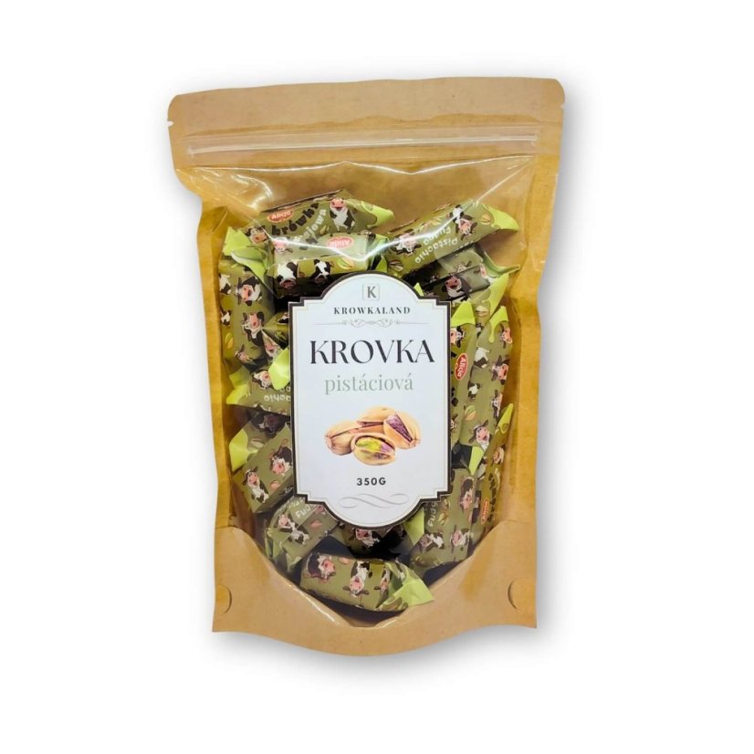 Krowkaland krovka pistáciová 350 g – produktové balenie