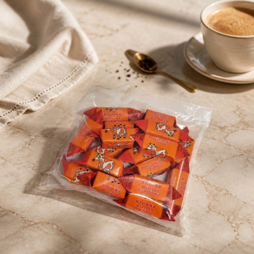 Krówka Łowicka červená 200 g – produktové balenie