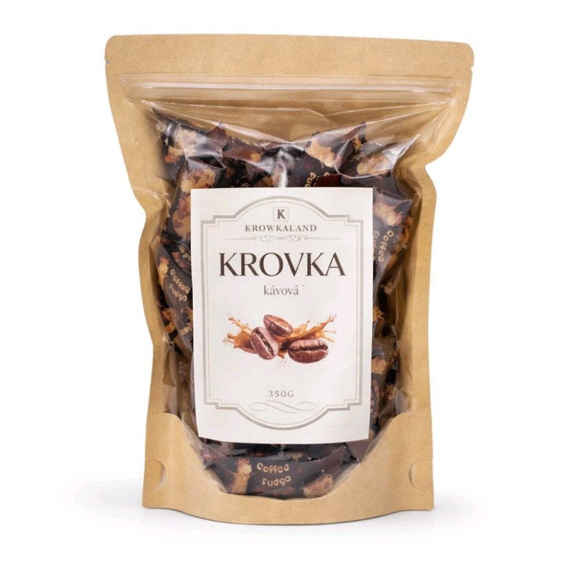 Krowkaland Krovka kávová 350 g – poctivé poľské karamelky